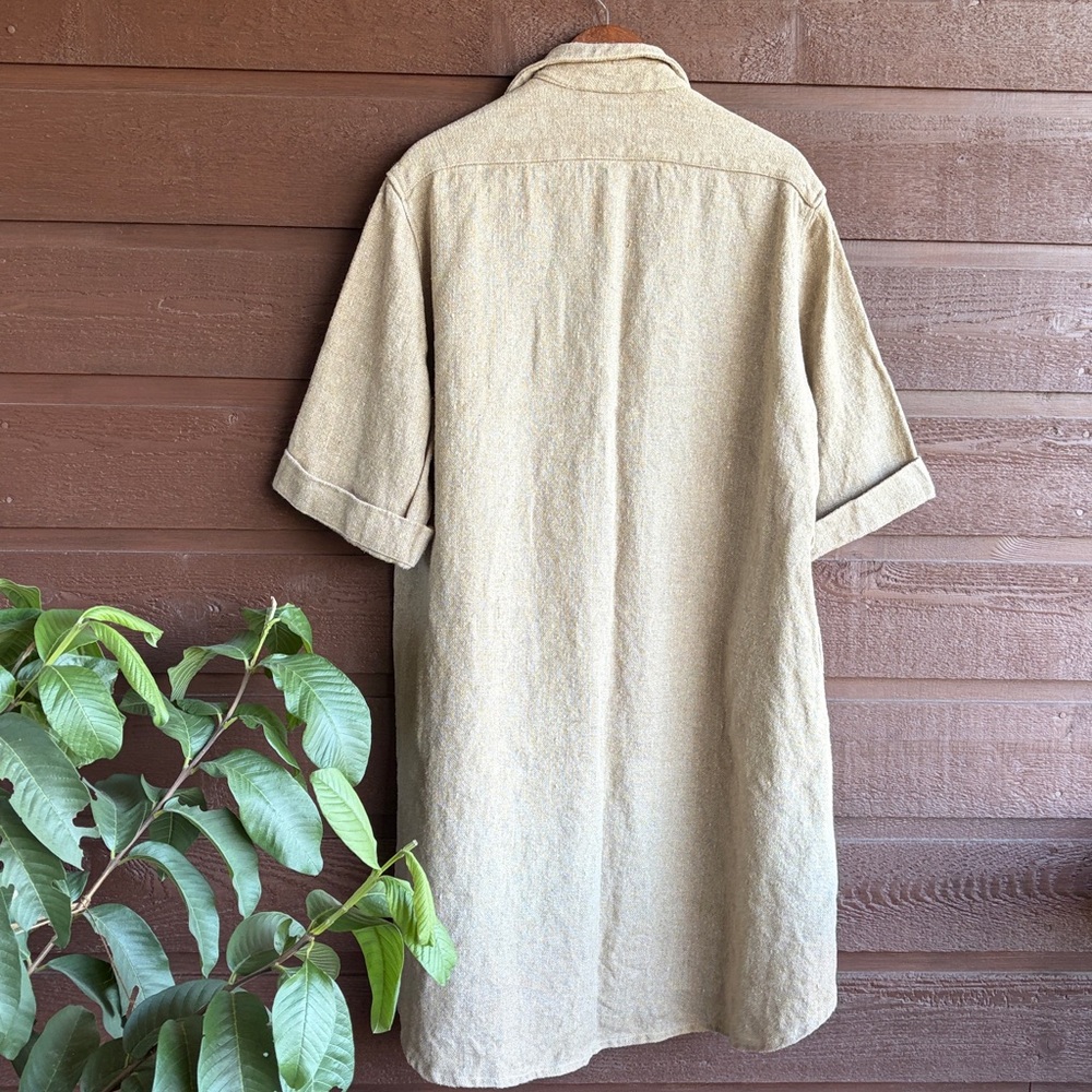 Pip-squeak chapeau sugar raw linen coat - Picture 2 of 12